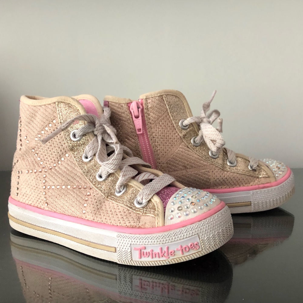Skechers Kids Twinkle Toes Girl’s Dance Sneakers